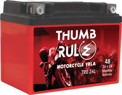 Thumb Rule TRU Z4L 4 Ah Battery for Bike