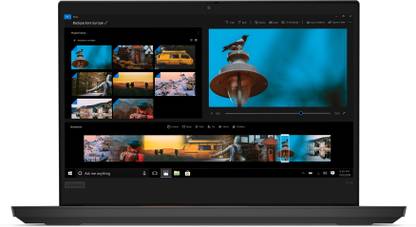 Lenovo Thinkpad E14 Intel Core i5 10th Gen 10210U - (8 GB/1 TB HDD/128 GB SSD/Windows 10 Home) E14 Thin and Light Laptop