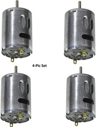 DHRUV-PRO 4-Pic 12 Volt DC High Speed Motor for , Fan, Vacuum Cleaner, Air Pump or Many School Science Projects Electronic Components Electronic Hobby Kit