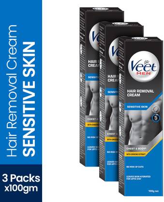 Veet Hair Removal Cream for Men, Sensitive skin Cream