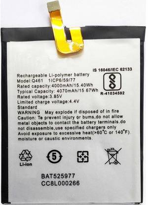 VBCFT Mobile Battery For  Micromax Canvas Juice 4G 4000mAh