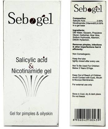 Sebogel Salicylic Acid & Nicotinamide Gel 30 gm