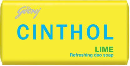 CINTHOL Lime Bath Soap 100g, (Pack of 3)