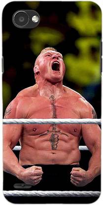 FULLYIDEA Back Cover for LG Q6, Brock Lesnar, wwe, raw, smack down, fighting