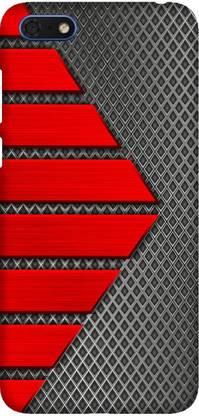 LEEMARA Back Cover for Honor 7S (DUA-TL00,DUA-L22,DUA-L12,DUA-AL00,DUA-LX3), Abstract,Black And Red,PRINTED, BACK COVER