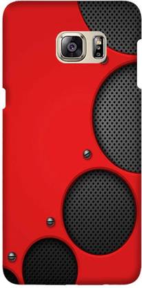 LEEMARA Back Cover for Samsung Galaxy S6 Edge Plus (SM-G928G), Abstract, Black And Red, Designer, PRINTED, BACK COVER