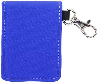 Saco Wallet Case Cover for Transcend MP350 (TS8GMP350B) Multi-Purpose Pocket Storage Holder Keychain