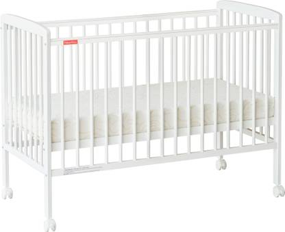 FISHER-PRICE Joy Crib with Mattress - White Cot