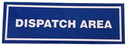 Mr. SAFE Dispatch Area Emergency Sign
