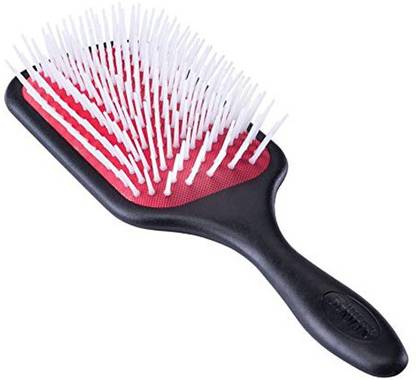 Denman D38 Power Paddle Brush for Men and Women, Red Cushion