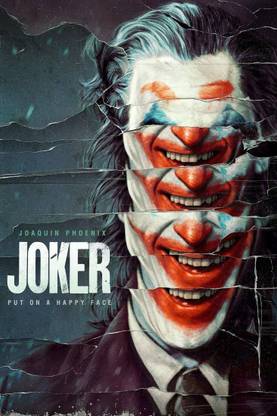 Joker Face Wall Posters For Bedroom Living Room Office 3D Poster