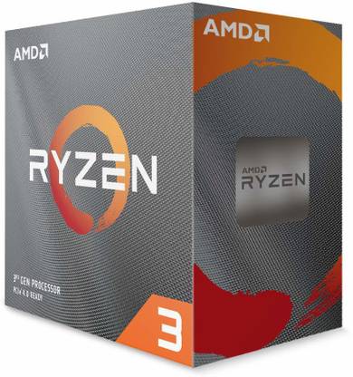 AMD Ryzen 3 3100 3.6 GHz Upto 3.9 GHz AM4 Socket 4 Cores 8 Threads 2 MB L2 16 MB L3 Desktop Processor