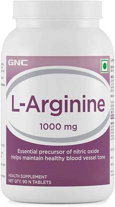GNC L-Arginine 1000 mg (90 Tablets)