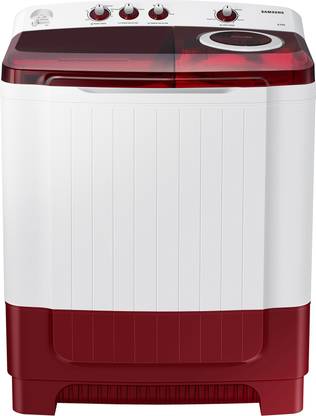 Samsung 8.5 kg Semi Automatic Top Load Washing Machine Red, Grey