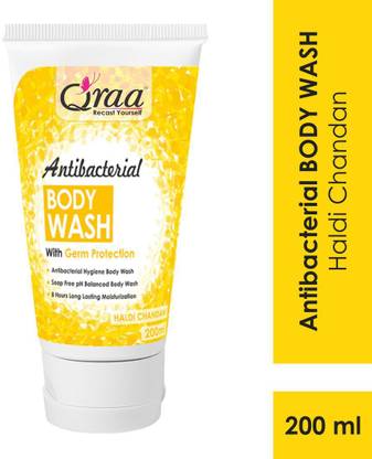 Qraa Antibacterial Body Wash With Goodness Of Haldi Chandan