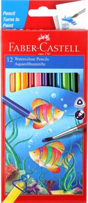 FABER-CASTELL Watercolor Triangular Shaped Color Pencils