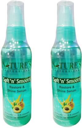 Nature's Soft 'n' Smooth Restore & Shine Serum( pack of 2)