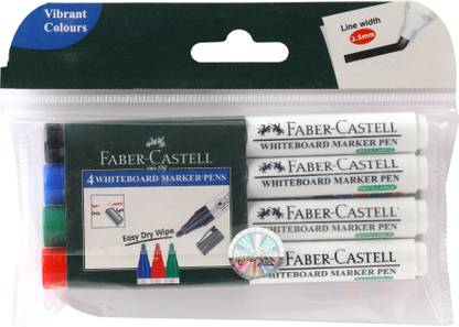 FABER-CASTELL Whiteboard Marker Assorted Wallet