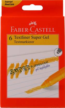 FABER-CASTELL Gel Textliner Orange Box