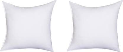BNS 24 x 24 inches Big cushion Microfibre Solid Cushion Pack of 2