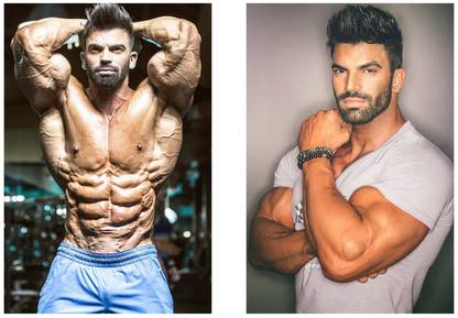 Sergi Constance And Justice League | Bodybuilder Poster | Poster For Wall | Decorative Poster Combo | High Resolution -300 GSM- (18x12 Paper Print