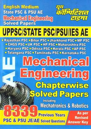 UPPSC AE Mechanical Engineering Chapter-Wise Solved Papers Exam Planner