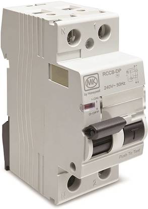 Honeywell 100mA DP RCCB (White) Sentry Plastic 25A MCB