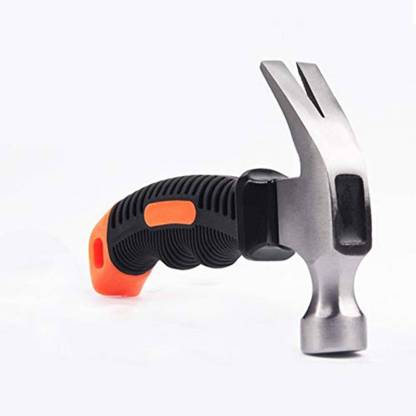 YB SELLER Carpenter Claw HammerHorn Hammer Lifesaving Broken Window Hammer Handle Rubber Grip -Mini Curved Claw Hammer
