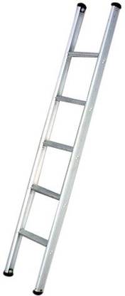 Hiken 9 Feet Aluminium Single Ladder Multi-Utility Home Use With Rubber Grip Aluminium Ladder