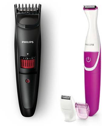 PHILIPS QT4005/15 BEARD TRIMMER & Bikini Trimmer Trimmer 30 min  Runtime 4 Length Settings