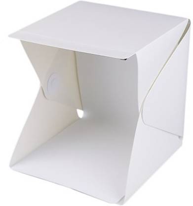 Sage Square Portable Studio Light Box, Folding Photography Studio with LED Light Daylight White, Shooting Tent with Backgrounds for Product Photography (40cm x 40cm) Square Softbox