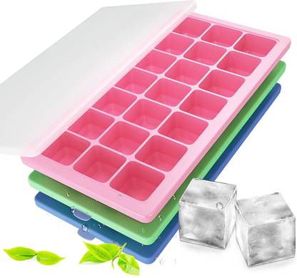 Korlon Multicolor Silicone Ice Cube Tray