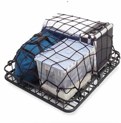 OnWheel Universal Car Roof Top Rack Elasticated Net Luggage Carrier Cargo Basket Vehicle Cargo Net
