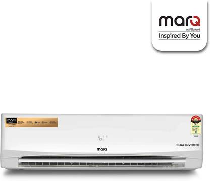 MarQ by Flipkart 1.5 Ton 5 Star Split Dual Inverter Engineered with Panasonic Technology AC  - White