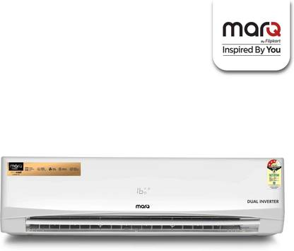 MarQ by Flipkart 1.5 Ton 3 Star Split Dual Inverter AC  - White