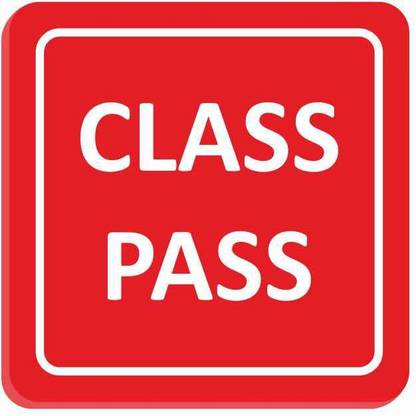 class pass Signs & Symbols Badge