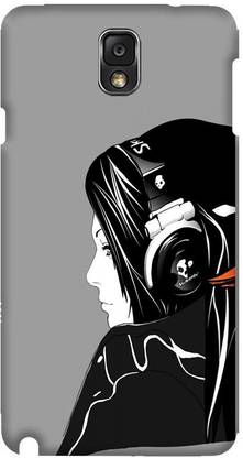 LEEMARA Back Cover for Samsung Galaxy Note 3, Music Lover, Headphone, Girl, Girlish, PRINTED BACK COVER