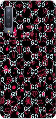 FULLYIDEA Back Cover for Samsung Galaxy A7 2018 Edition, gucci