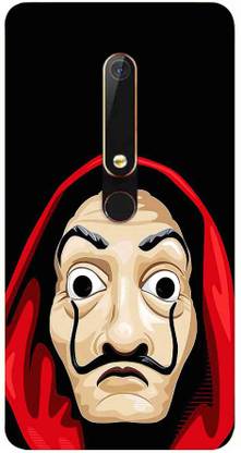 FULLYIDEA Back Cover for Nokia 6.1, money heist dali