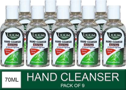 LILIUM Germ Fighter Hand Cleanser, 70ml Hand Sanitizer Bottle