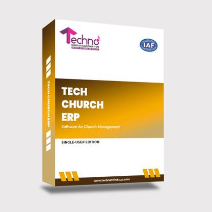 TECHNOTHINKSUPSOLUTIONS TECH CHURCH ERP - SINGLE PC VERSION