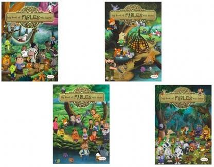 My Book Of Fables With Moral Set Of 4
