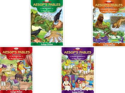 Aesop's Fables With Moral Set Of 4