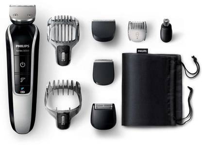PHILIPS Multigrooming Kit QG 3371 Trimmer 45 min  Runtime 20 Length Settings