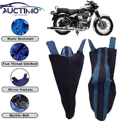 AUCTIMO Two Wheeler Cover for Royal Enfield