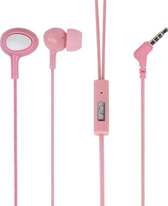 MINISO Unique In-ear Earphone with Mic and Controller - Pink Wired