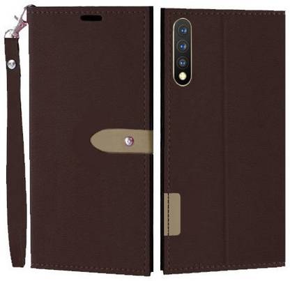 Krofty Flip Cover for Vivo S1