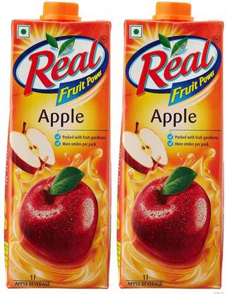 Real apple juice combo (1L) (pack of 2)