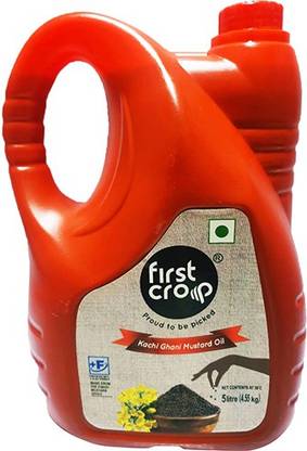 First Crop KACHI GHANI Mustard Oil Can