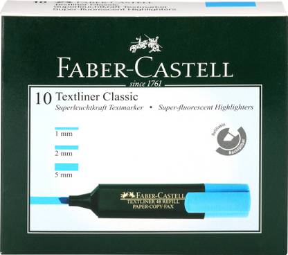 FABER-CASTELL Textliner Classic Blue Pack